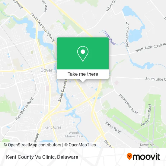 Kent County Va Clinic map