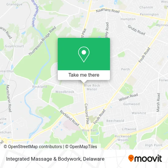 Integrated Massage & Bodywork map