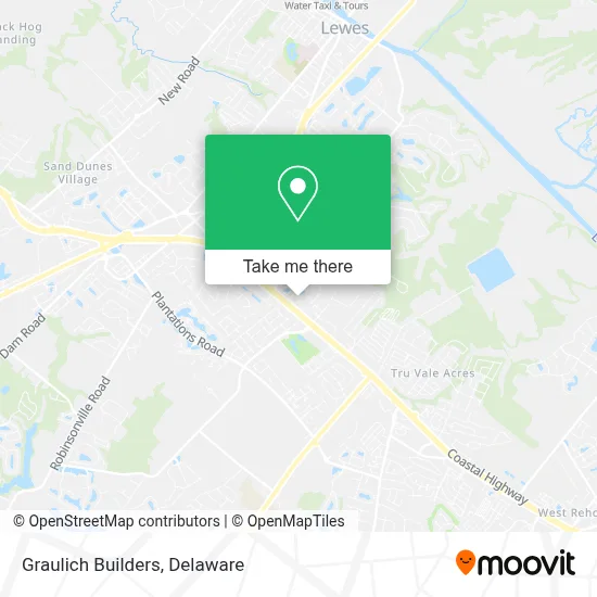 Graulich Builders map