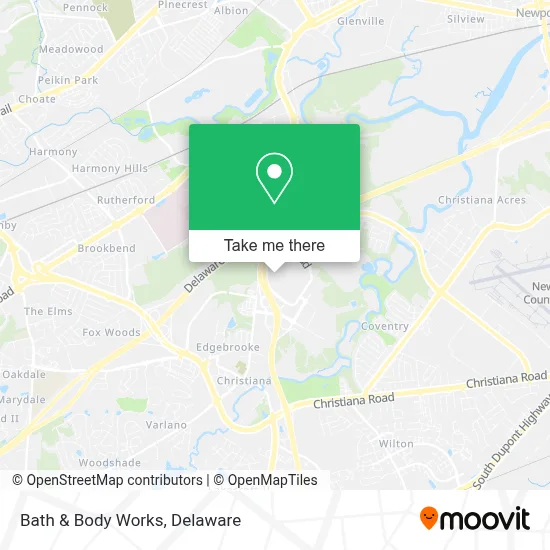 Bath & Body Works map