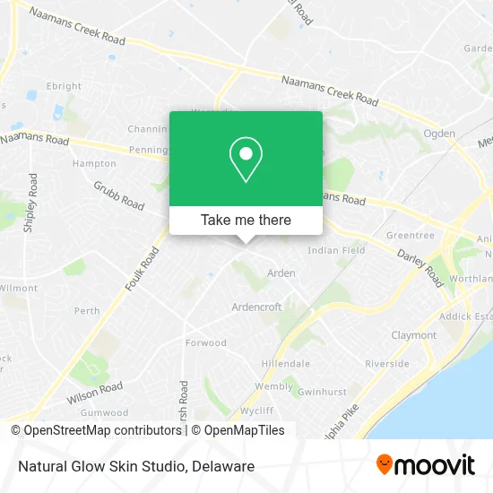 Natural Glow Skin Studio map