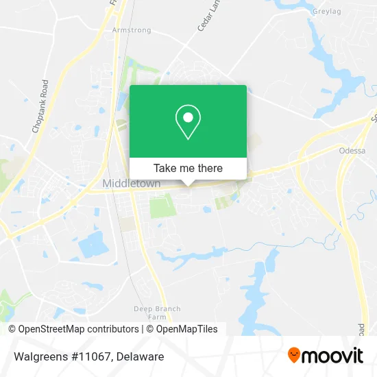 Walgreens #11067 map