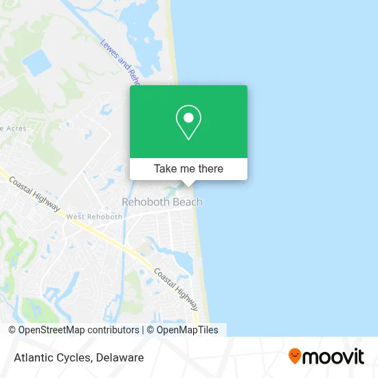 Atlantic Cycles map