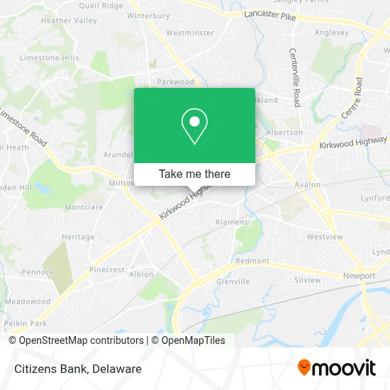 Citizens Bank map
