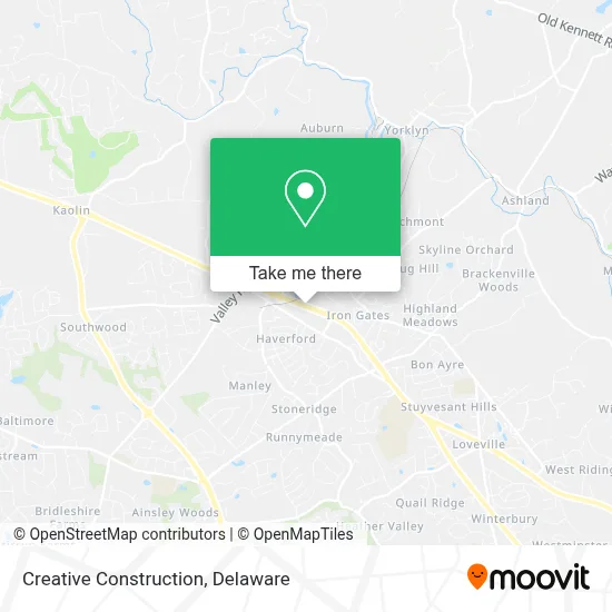 Creative Construction map