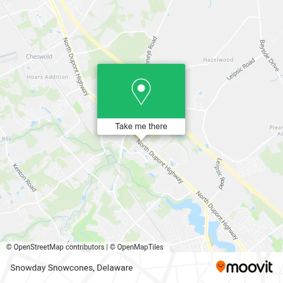 Snowday Snowcones map