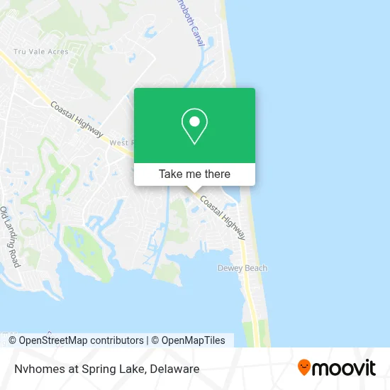 Nvhomes at Spring Lake map