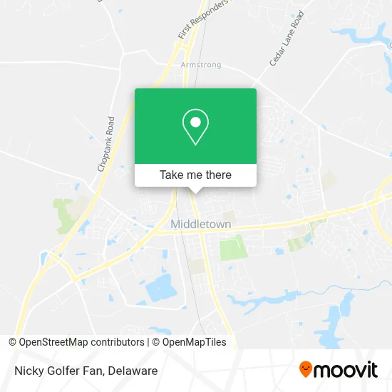 Nicky Golfer Fan map