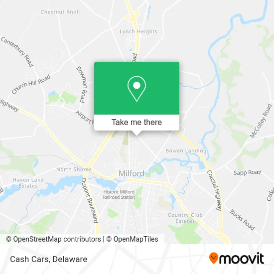 Cash Cars map