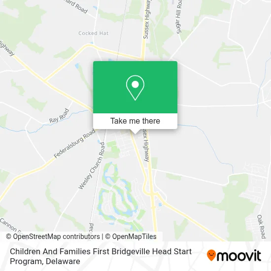 Children And Families First Bridgeville Head Start Program map