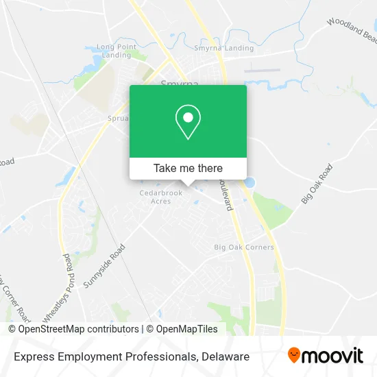 Express Employment Professionals map