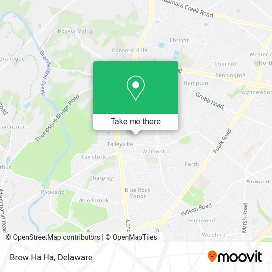 Brew Ha Ha map