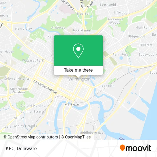 Kfc map