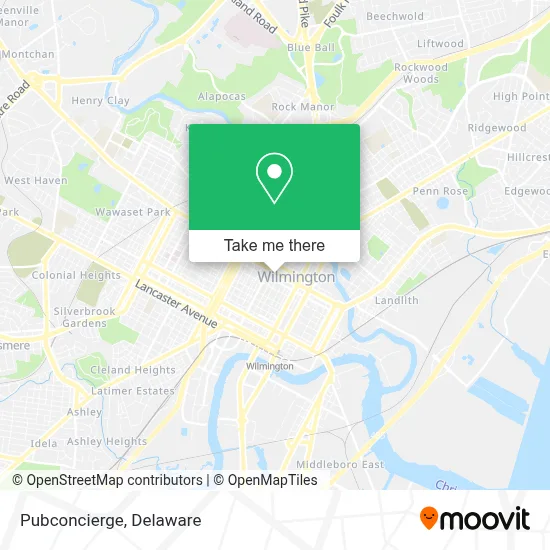 Pubconcierge map