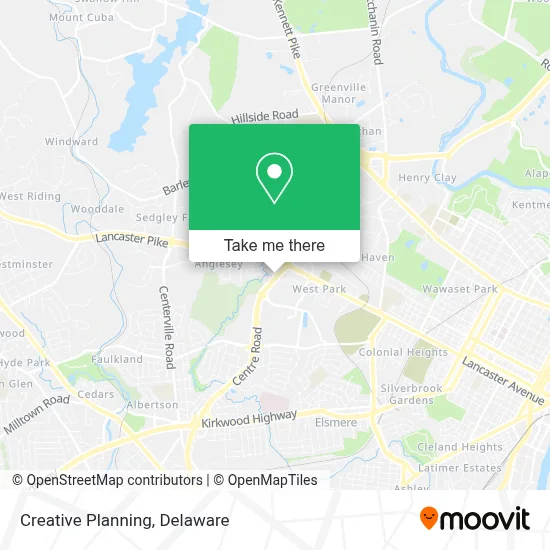 Creative Planning map