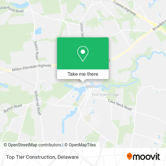 Top Tier Construction map