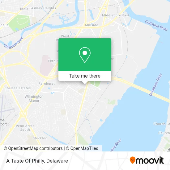 A Taste Of Philly map