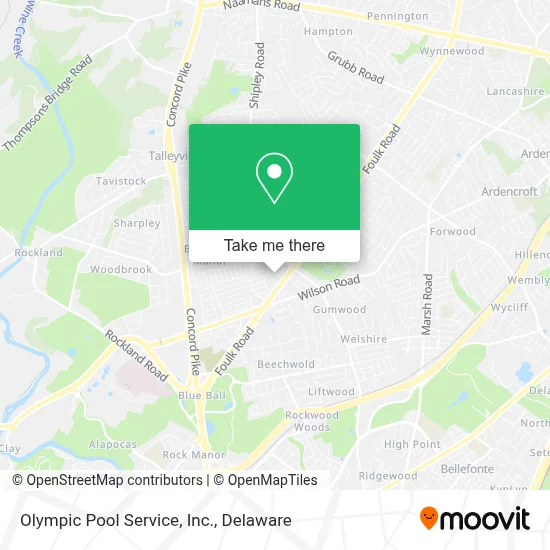 Olympic Pool Service, Inc. map