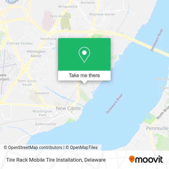 Tire Rack Mobile Tire Installation map