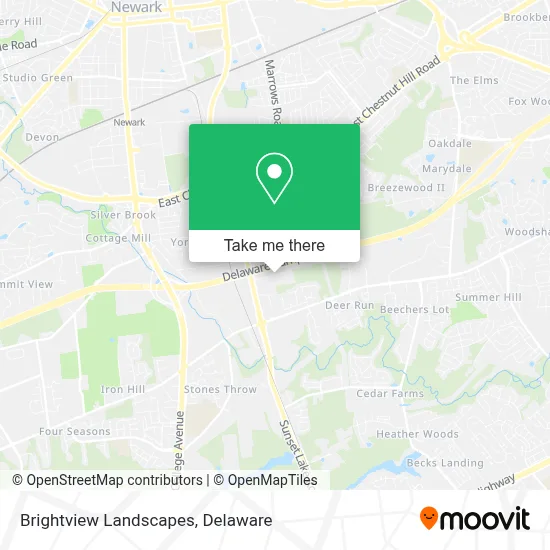 Brightview Landscapes map