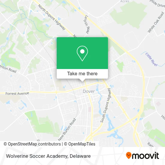 Wolverine Soccer Academy map