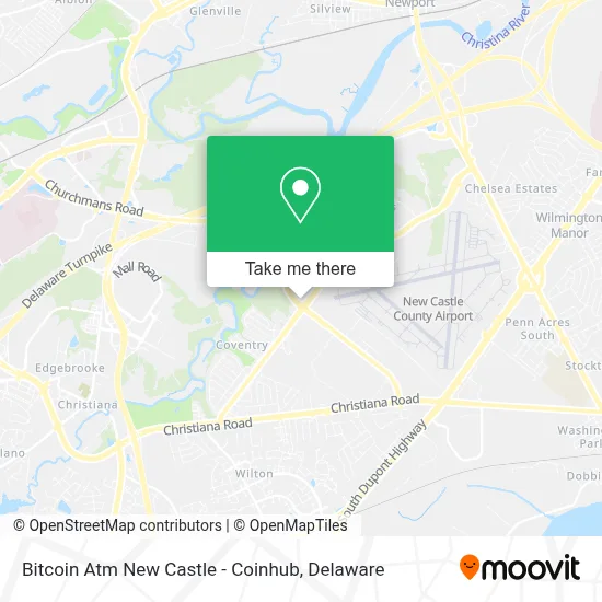 Bitcoin Atm New Castle - Coinhub map