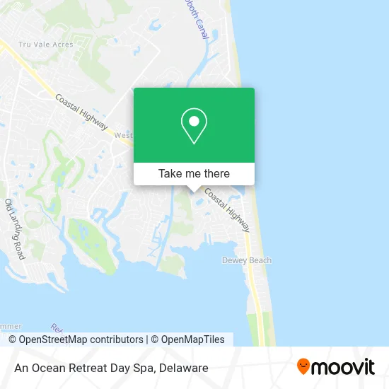 An Ocean Retreat Day Spa map