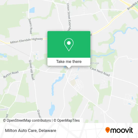 Milton Auto Care map