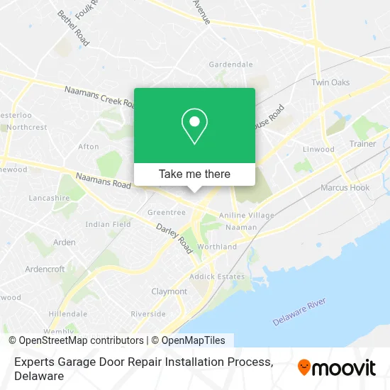 Experts Garage Door Repair Installation Process map