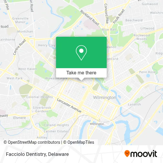 Facciolo Dentistry map