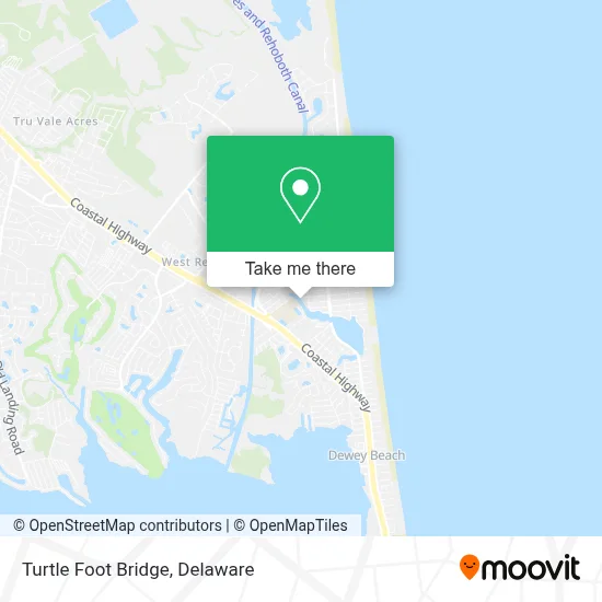 Turtle Foot Bridge map