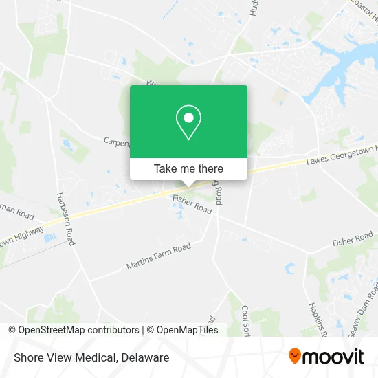 Shore View Medical map