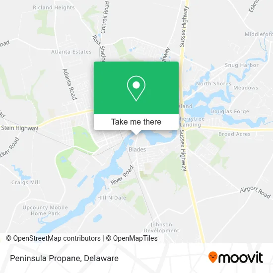 Peninsula Propane map