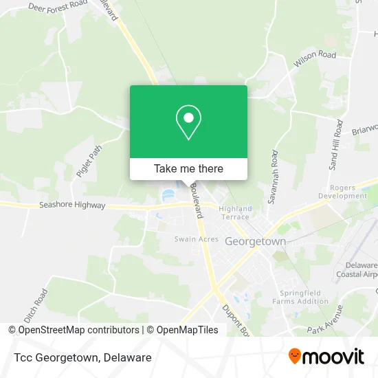 Tcc Georgetown map