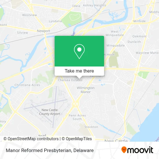 Manor Reformed Presbyterian map
