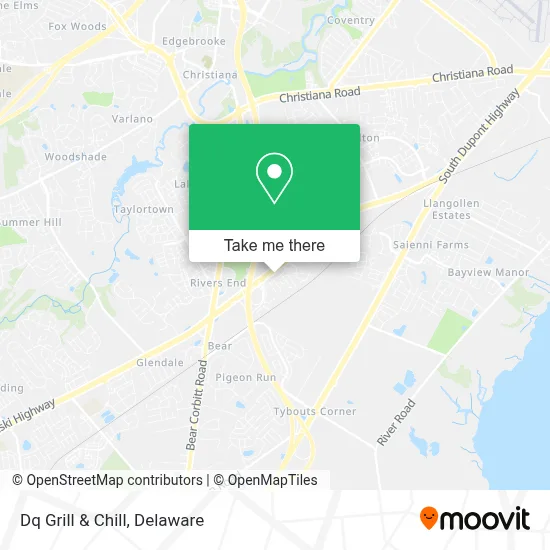 Dq Grill & Chill map