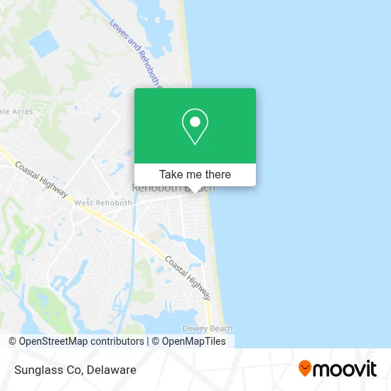 Sunglass Co map