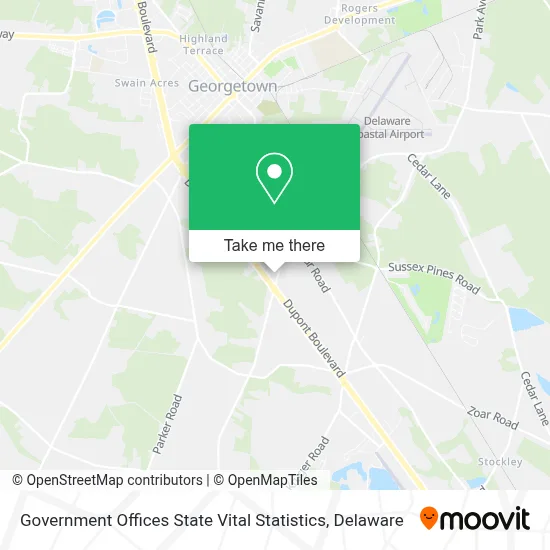Government Offices State Vital Statistics map