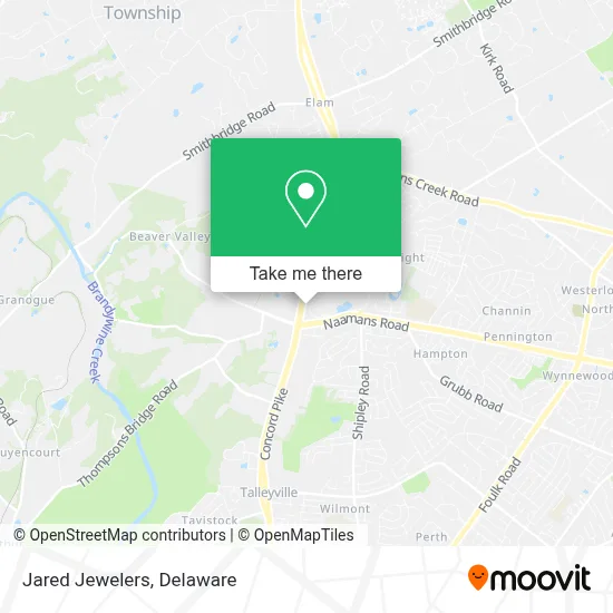 Jared Jewelers map