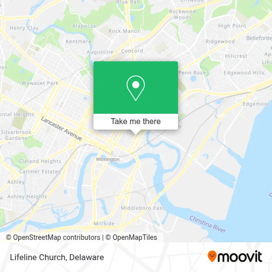 Lifeline Church map