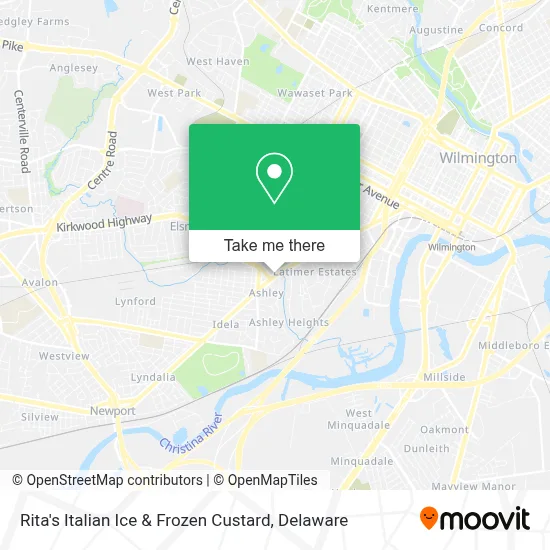 Rita's Italian Ice & Frozen Custard map