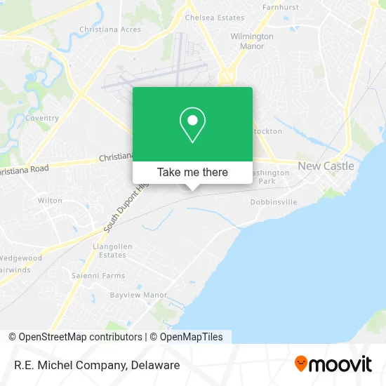 R.E. Michel Company map