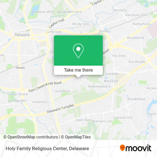 Holy Family Religious Center map