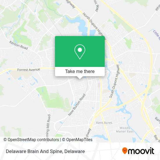 Delaware Brain And Spine map
