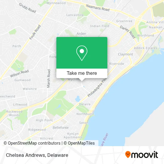Chelsea Andrews map