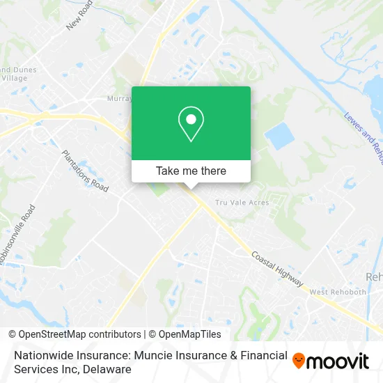 Nationwide Insurance: Muncie Insurance & Financial Services Inc map