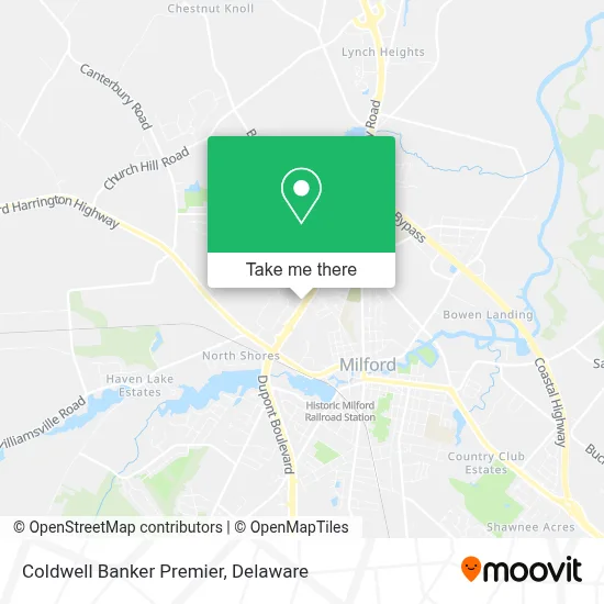 Coldwell Banker Premier map