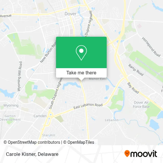 Carole Kisner map