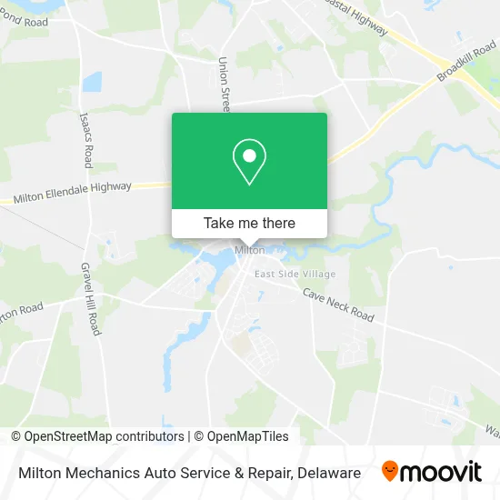 Milton Mechanics Auto Service & Repair map