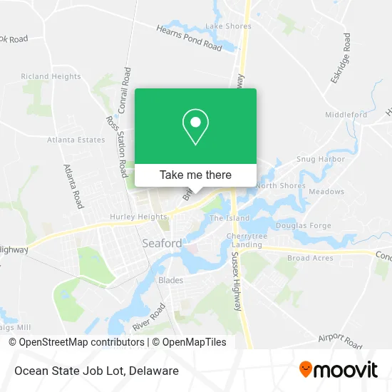 Ocean State Job Lot map